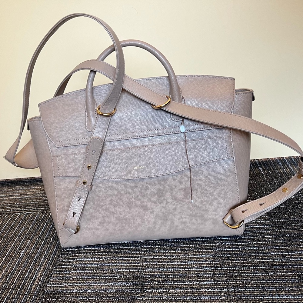 Oleada Wavia Leather Bag Plus Latte - Laptop/Workbag 15 inch $795 - Picture 5 of 11